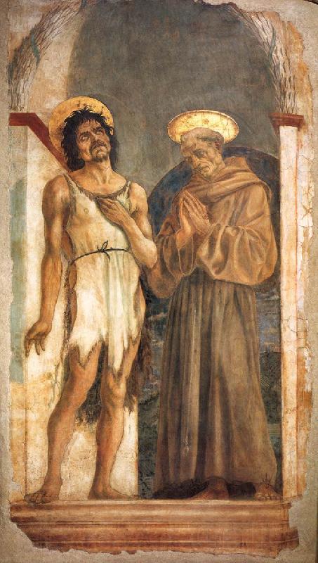 DOMENICO VENEZIANO St John the Baptist and St Francis sdn Spain oil painting art